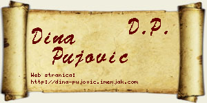 Dina Pujović vizit kartica